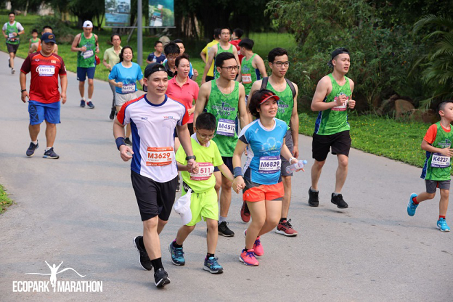 Ecopark Marathon – Ngày hội gia đình ý nghĩa dịp nghỉ lễ