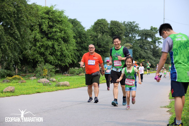 Ecopark Marathon – Ngày hội gia đình ý nghĩa dịp nghỉ lễ