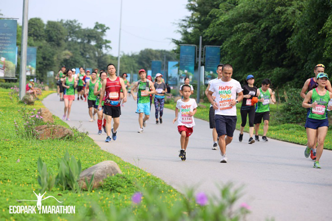 Ecopark Marathon – Ngày hội gia đình ý nghĩa dịp nghỉ lễ