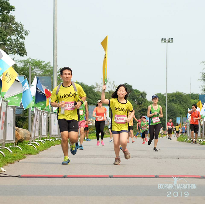 Ecopark Marathon – Ngày hội gia đình ý nghĩa dịp nghỉ lễ