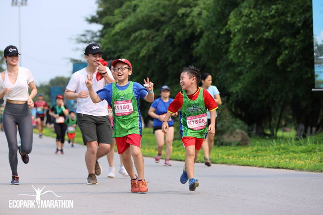 Ecopark Marathon – Ngày hội gia đình ý nghĩa dịp nghỉ lễ