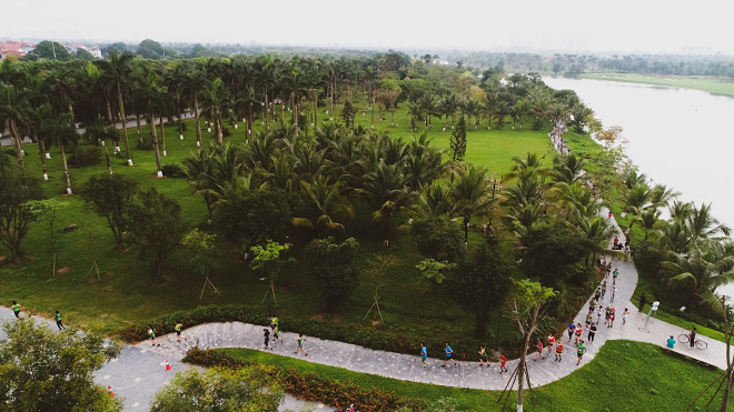 Ecopark Marathon – Ngày hội gia đình ý nghĩa dịp nghỉ lễ