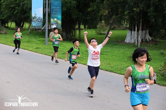 Ecopark Marathon – Ngày hội gia đình ý nghĩa dịp nghỉ lễ