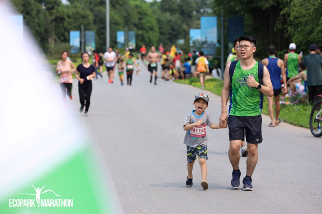 Ecopark Marathon – Ngày hội gia đình ý nghĩa dịp nghỉ lễ