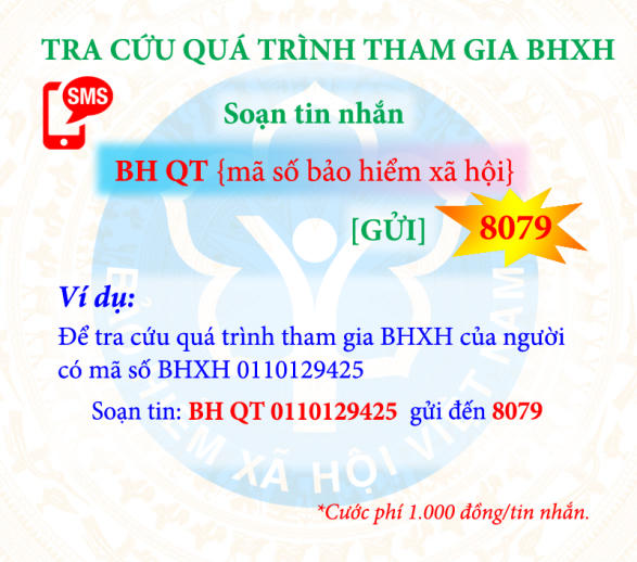 Cách tra cứu thông tin bảo hiểm xã hội, bảo hiểm y tế qua tin nhắn điện thoại
