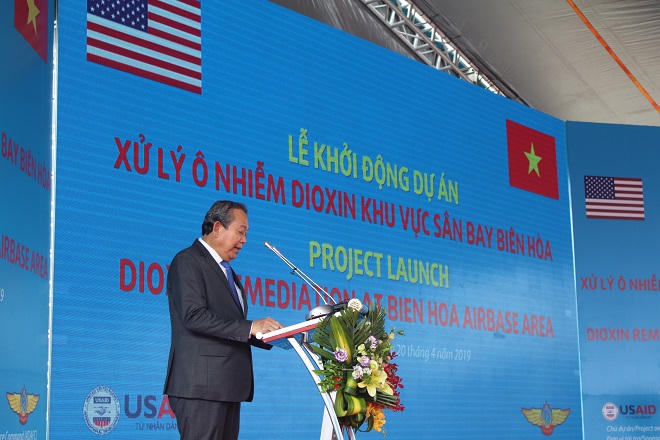 Khởi động dự án khắc phục hậu quả chất độc hóa học sau chiến tranh tại sân bay Biên Hòa