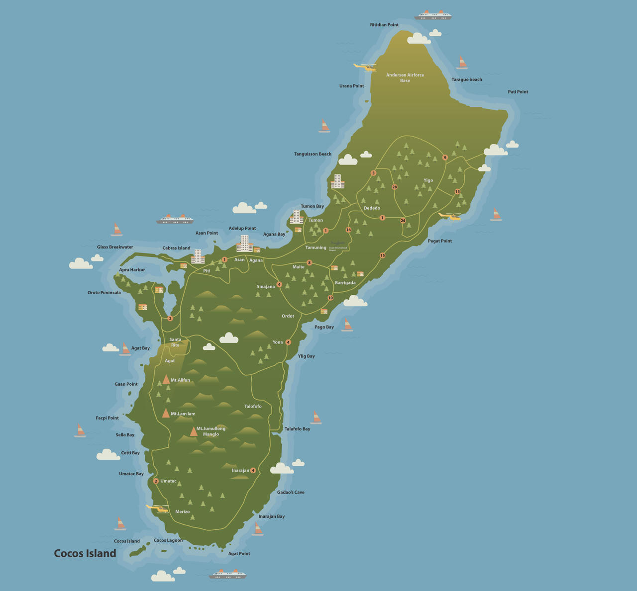 Kho báu tỉ đô trên hòn đảo “tí hon” Cocos?