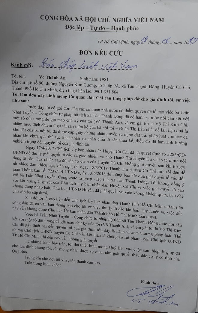 Tiếp bài đường dây làm giả hồ sơ sổ đỏ tại Củ Chi: Sai phạm có dấu hiệu tội phạm nhưng chỉ bị… rút kinh nghiệm