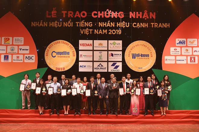 Vedan Việt Nam được trao chứng nhận “Nhãn hiệu nổi tiếng Việt Nam 2019“