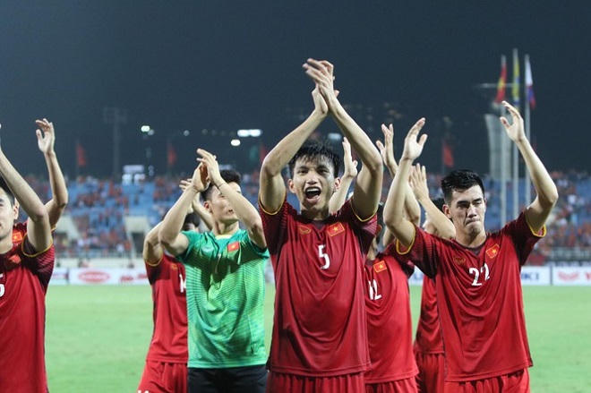 Ngất ngây với cách ăn mừng chiến thắng của tuyển thủ Việt Nam