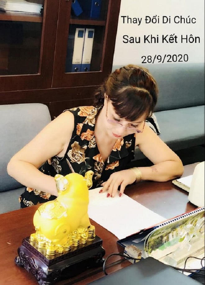 'Cô dâu' Thu Sao bất ngờ sửa di chúc, chồng trẻ hưởng những gì?