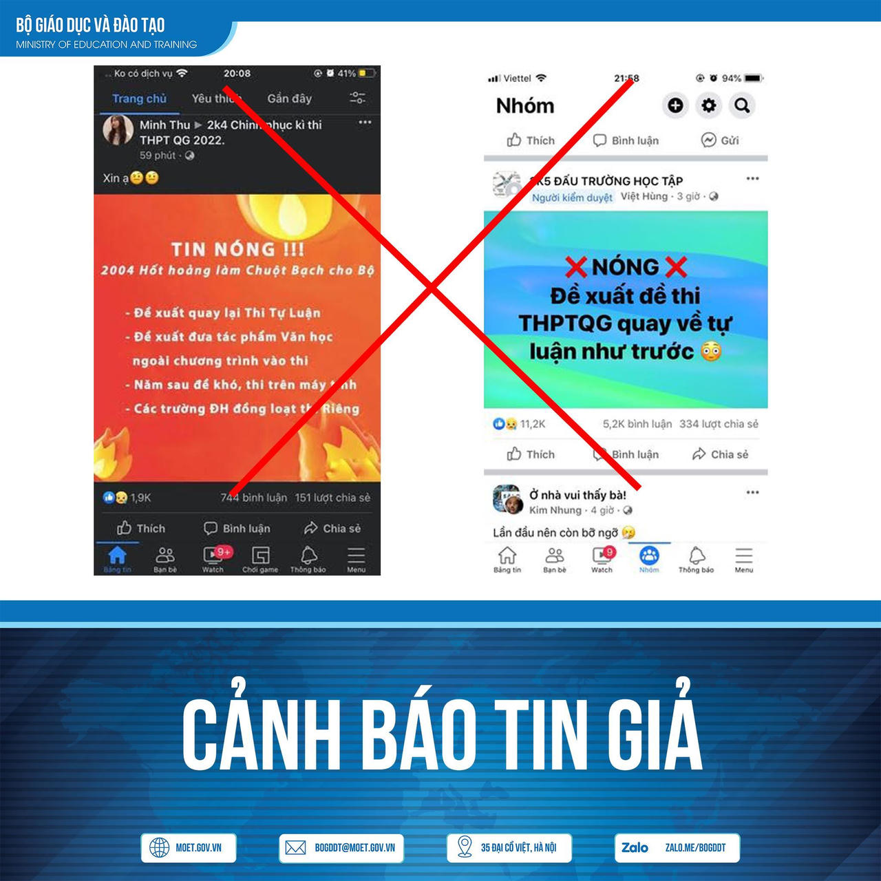 Xôn xao thông tin năm 2022 thi tốt nghiệp THPT bằng hình thức tự luận, Bộ GD&ĐT nói gì?