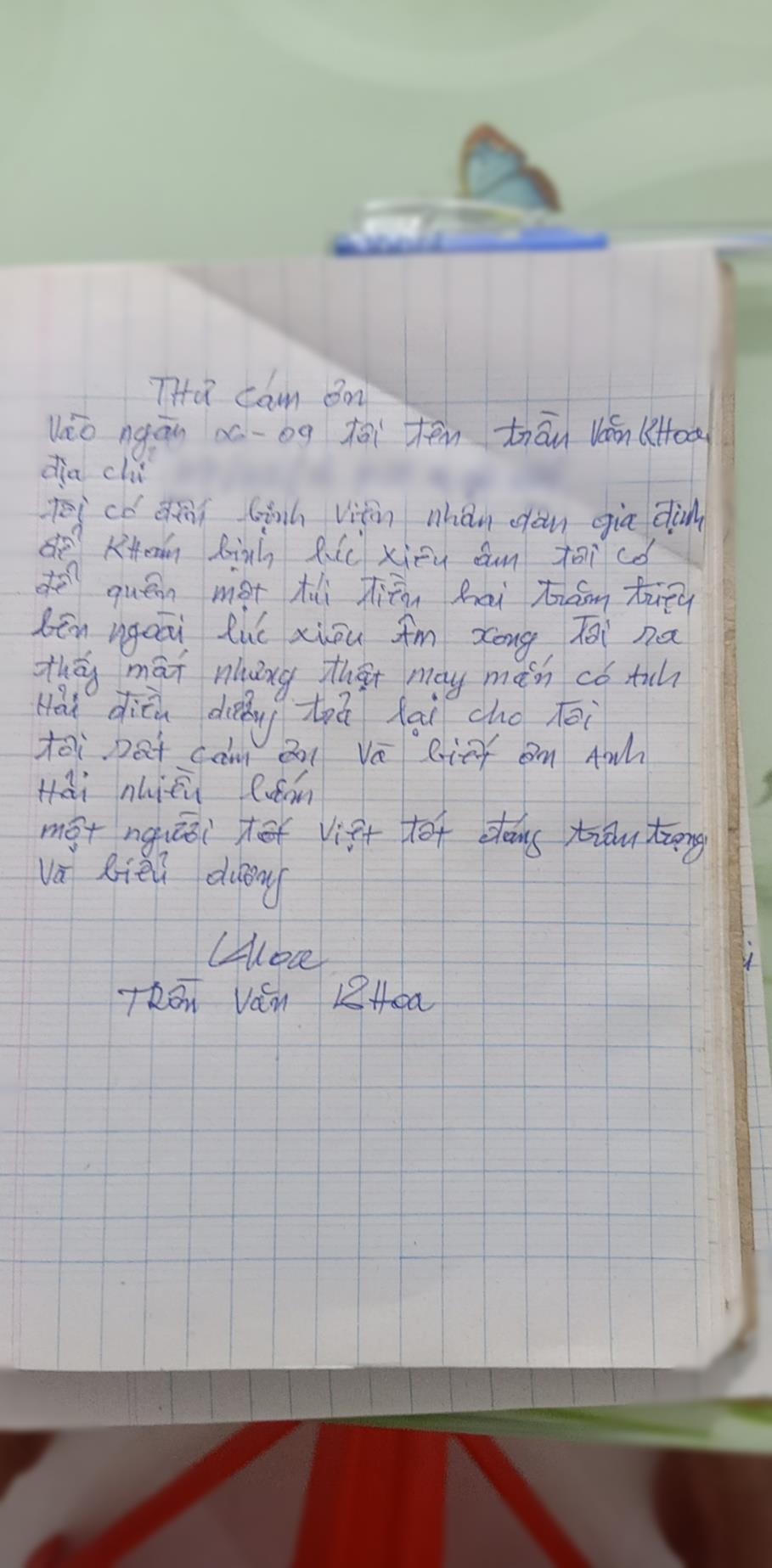 Nam điều dưỡng trả lại bệnh nhân 200 triệu đồng