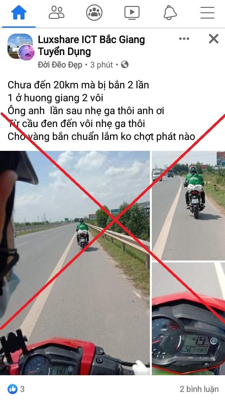 Phạt nam thanh niên xúc phạm CSGT