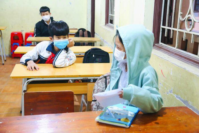 Học sinh huyện Ba Vì rạng rỡ ngày trở lại trường học trực tiếp