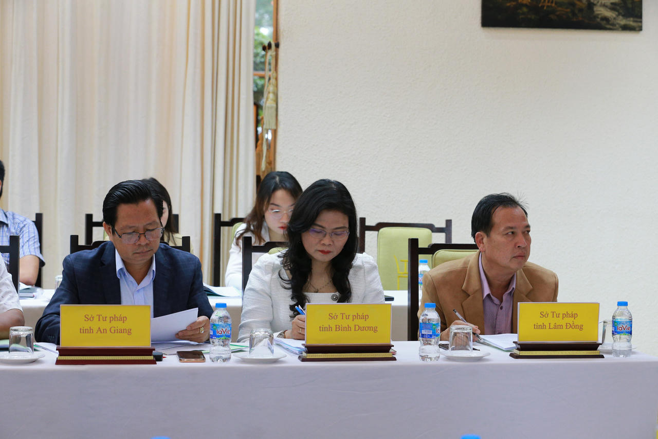 Hội nghị giao ban các Sở Tư pháp khu vực phía Nam