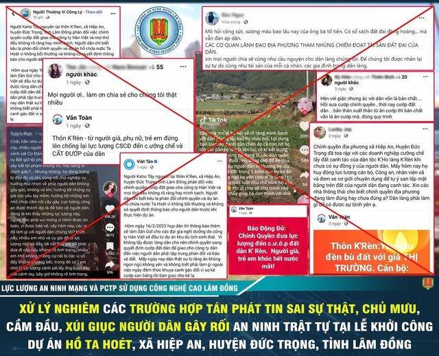 Khuyến cáo không lan truyền thông tin sai sự thật về dự án hồ chứa nước nghìn tỷ