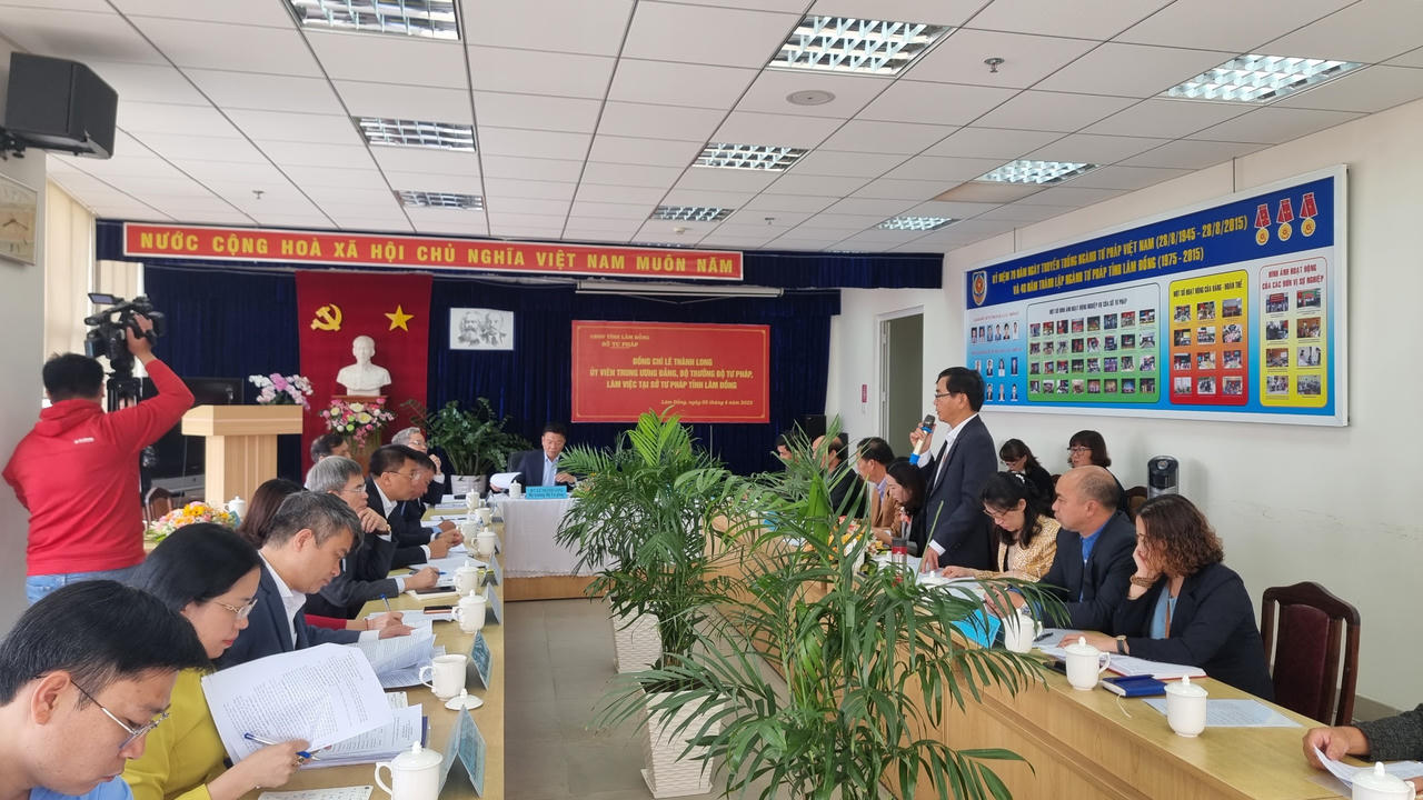 Tư pháp Lâm Đồng: Nâng cao hơn nữa vai trò tham mưu, giải quyết các vấn đề pháp lý