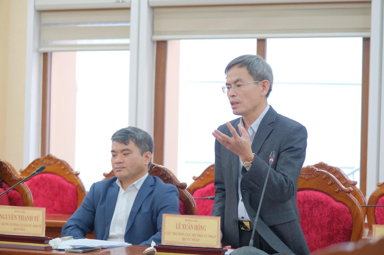 Bộ trưởng Lê Thành Long làm việc với Thường trực Tỉnh ủy Lâm Đồng