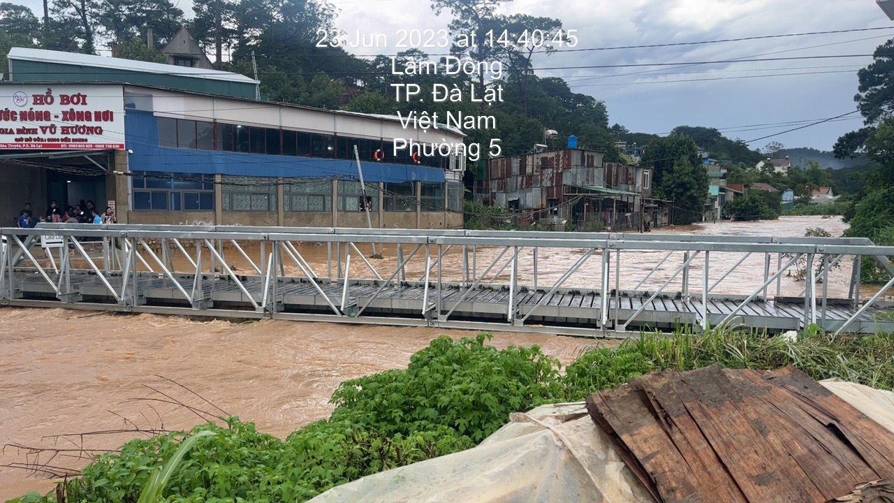 Đà Lạt ngập đường, đổ nhiều cây sau mưa lớn