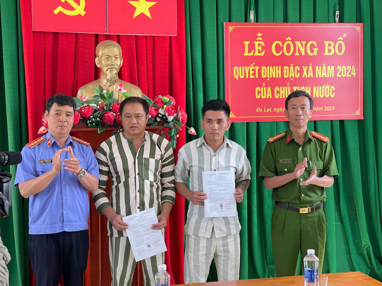 Nhiều địa phương công bố quyết định đặc xá cho phạm nhân