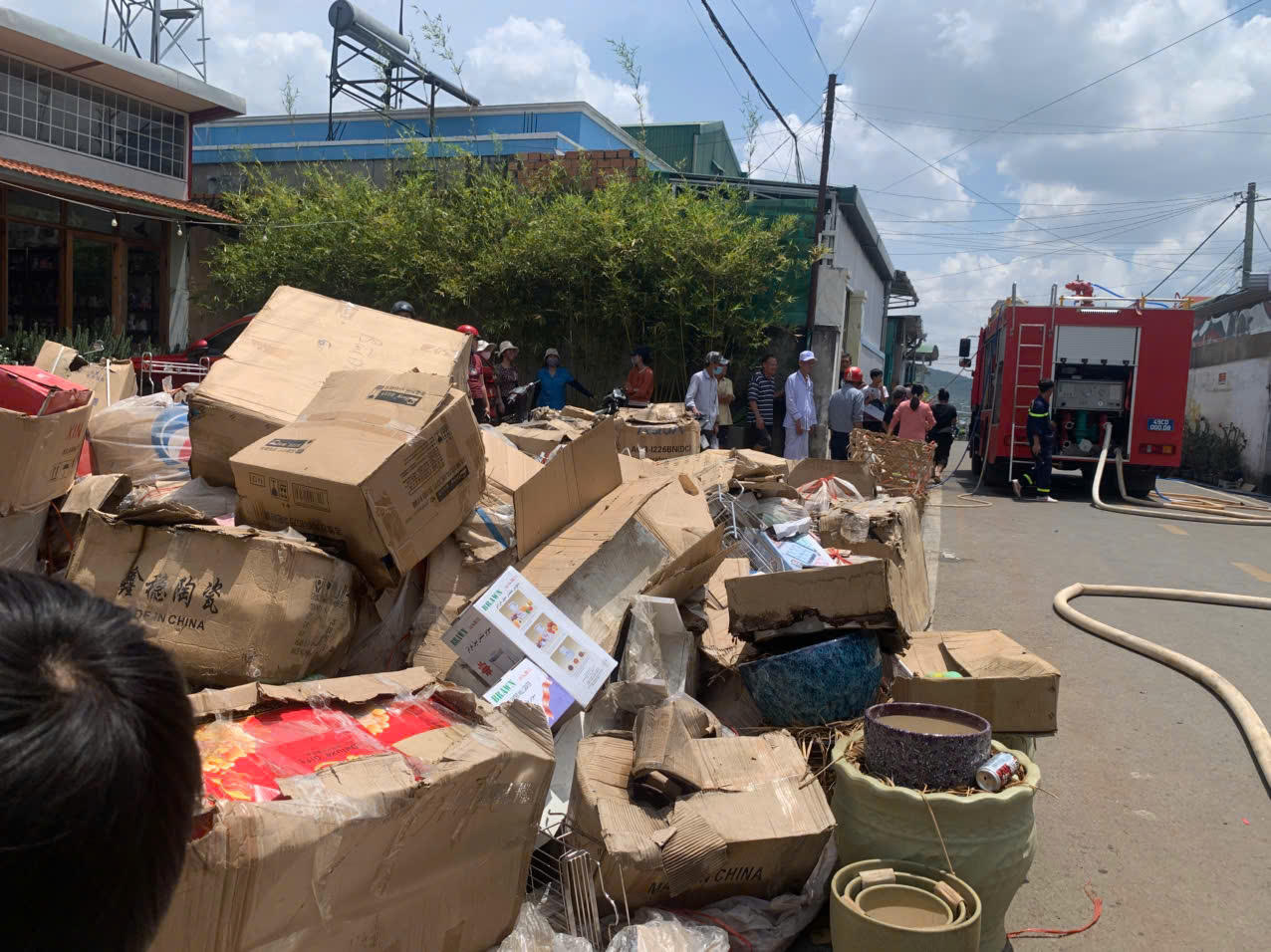 Kịp thời khống chế vụ cháy nhà dân lúc vắng chủ