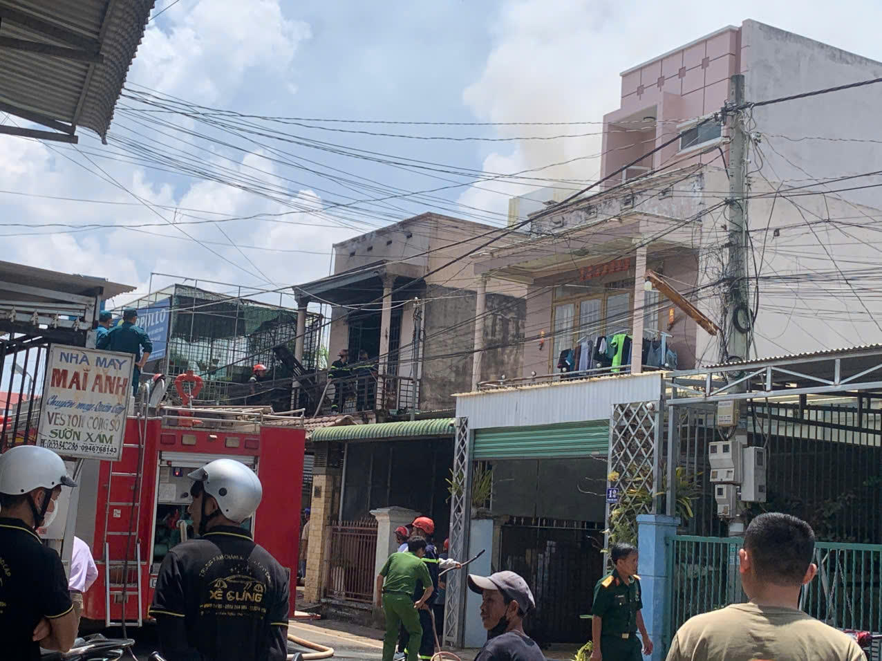 Kịp thời khống chế vụ cháy nhà dân lúc vắng chủ