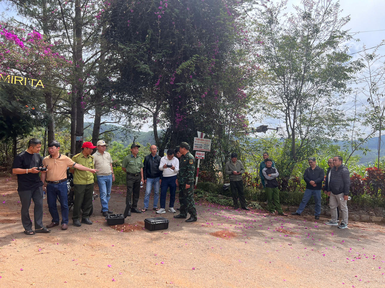 Đà Lạt bay flycam kiểm tra rừng và trật tự xây dựng