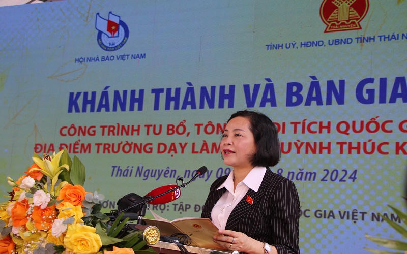 Khánh thành Công trình tu bổ, tôn tạo Di tích Quốc gia Trường dạy làm báo Huỳnh Thúc Kháng