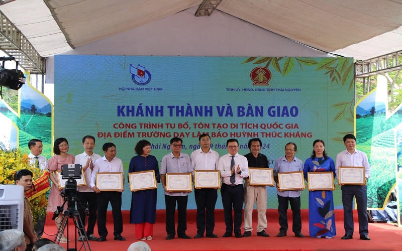 Khánh thành Công trình tu bổ, tôn tạo Di tích Quốc gia Trường dạy làm báo Huỳnh Thúc Kháng