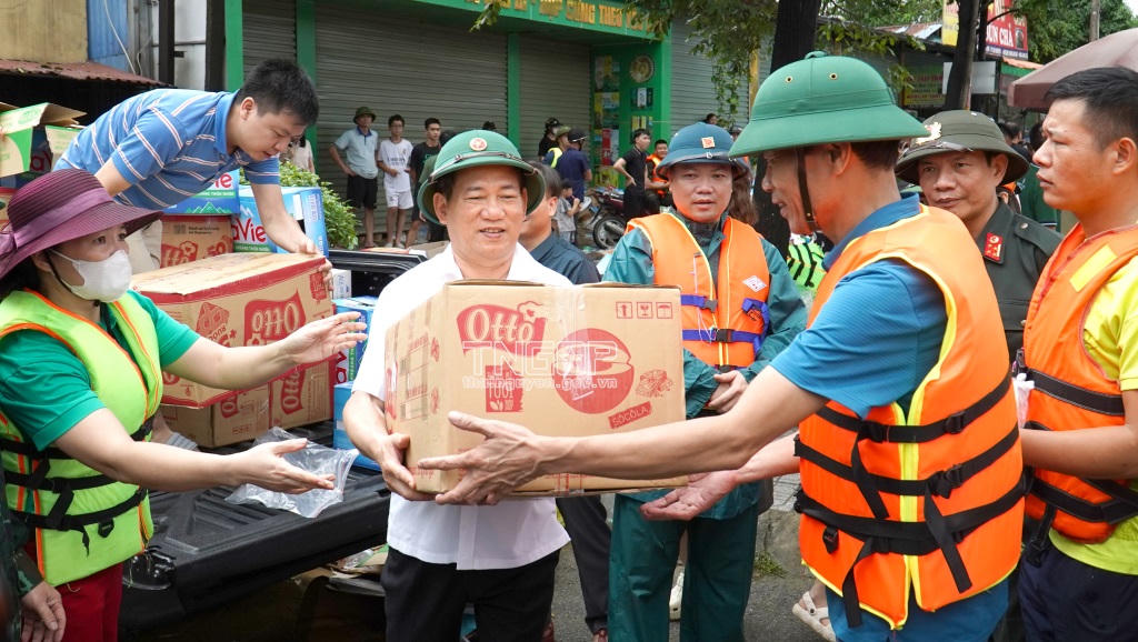 Phó Thủ tướng Hồ Đức Phớc kiểm tra công tác khắc phục hậu quả mưa lũ tại Thái Nguyên, Bắc Kạn, Cao Bằng 