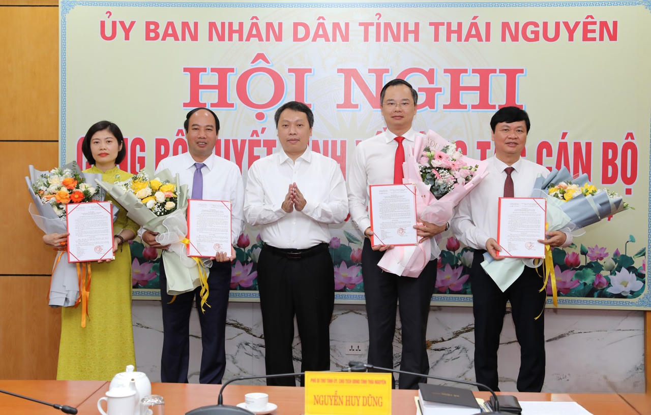 Điều động, bổ nhiệm lãnh đạo một số sở, ngành tỉnh Thái Nguyên