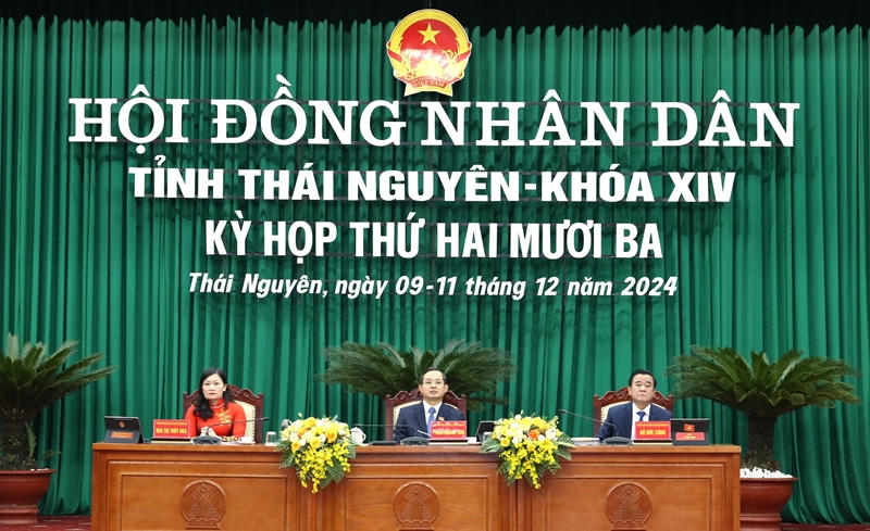 Khai mạc Kỳ họp thứ 23, HĐND Thái Nguyên khóa XIV