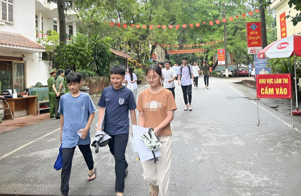 Một học sinh bị đình chỉ thi vào lớp 10 tại Thái Nguyên