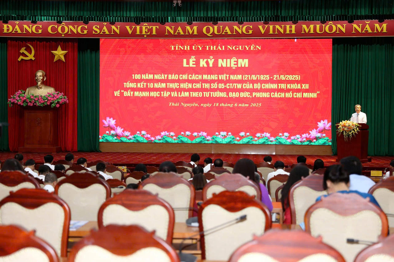 Thái Nguyên kỷ niệm 100 năm Báo chí cách mạng Việt Nam, tổng kết 10 năm thực hiện Chỉ thị 05-CT/TW