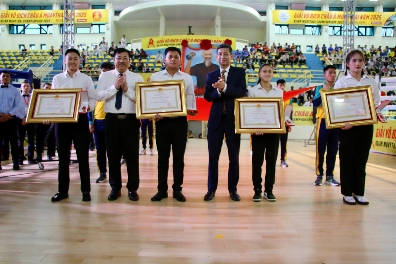 Muay châu Á 2025 chính thức khởi tranh tại Thái Nguyên