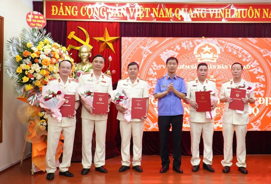 Bổ nhiệm Viện trưởng VKSND TP Đà Nẵng, tỉnh Thái Nguyên