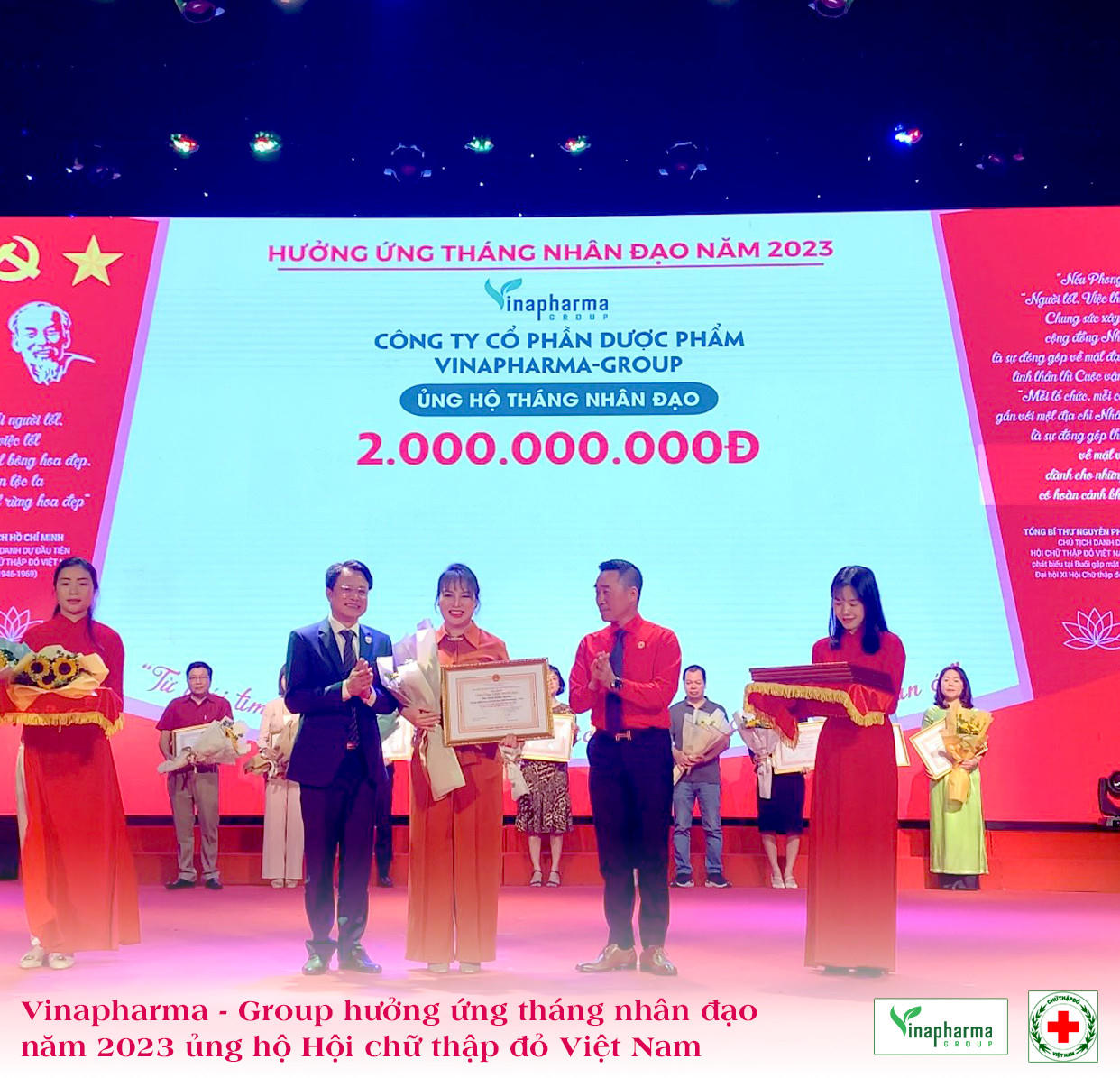 Vinapharma Group nhận giải thưởng ASEAN nổi bật về Phúc lợi xã hội và Phát triển