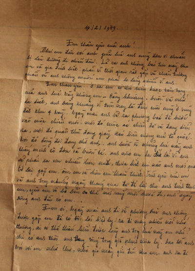 Bồi hồi thư tình từ chiến trường năm 79