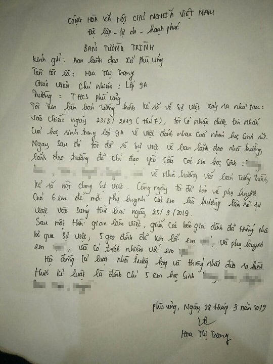 Thầy cô đang coi bạo lực học đường là điều bình thường? 