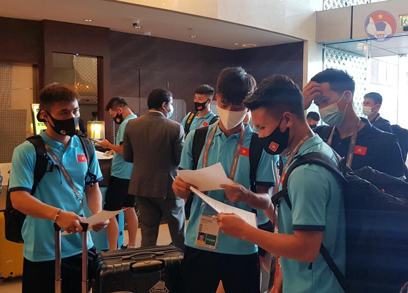 Mỗi cầu thủ ngủ riêng một phòng