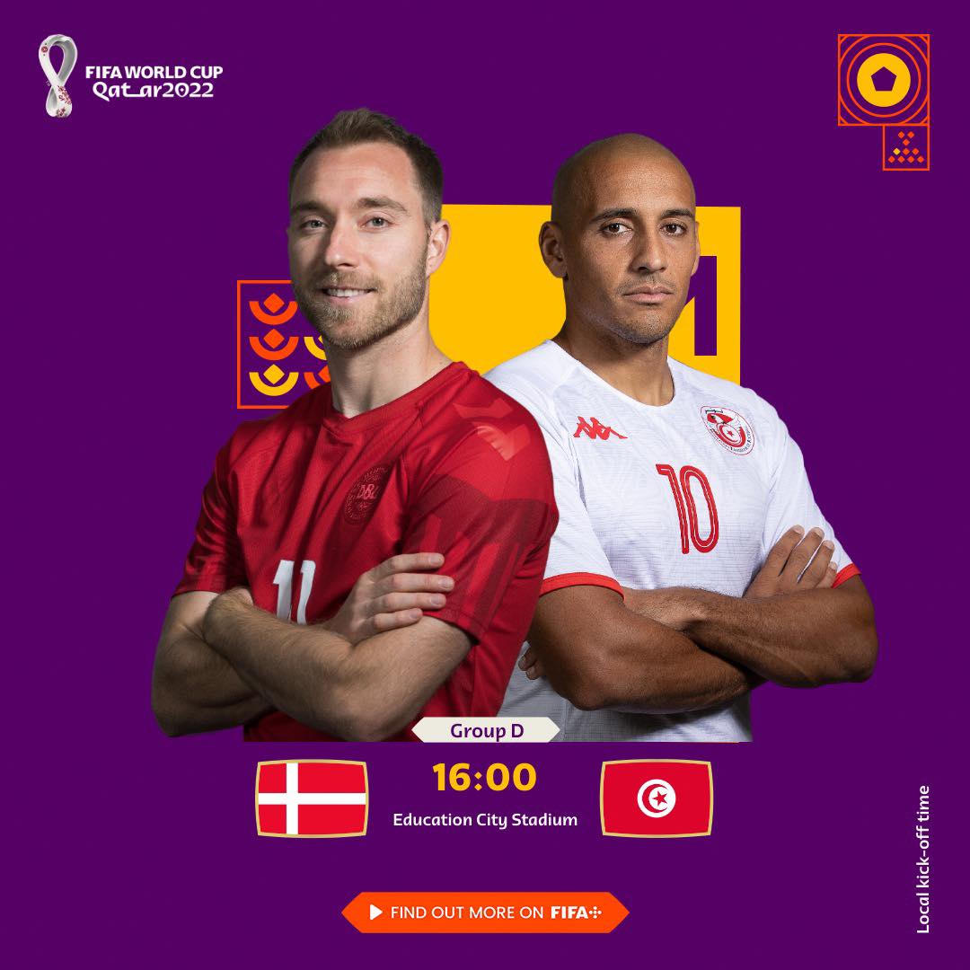 Đan Mạch chia điểm với Tunisia