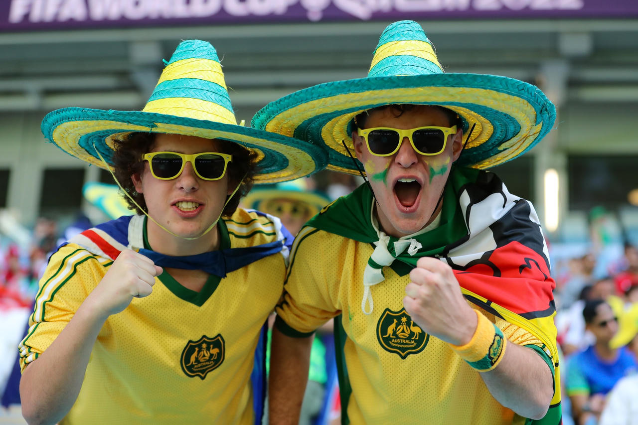 Sắc màu cổ động viên World Cup