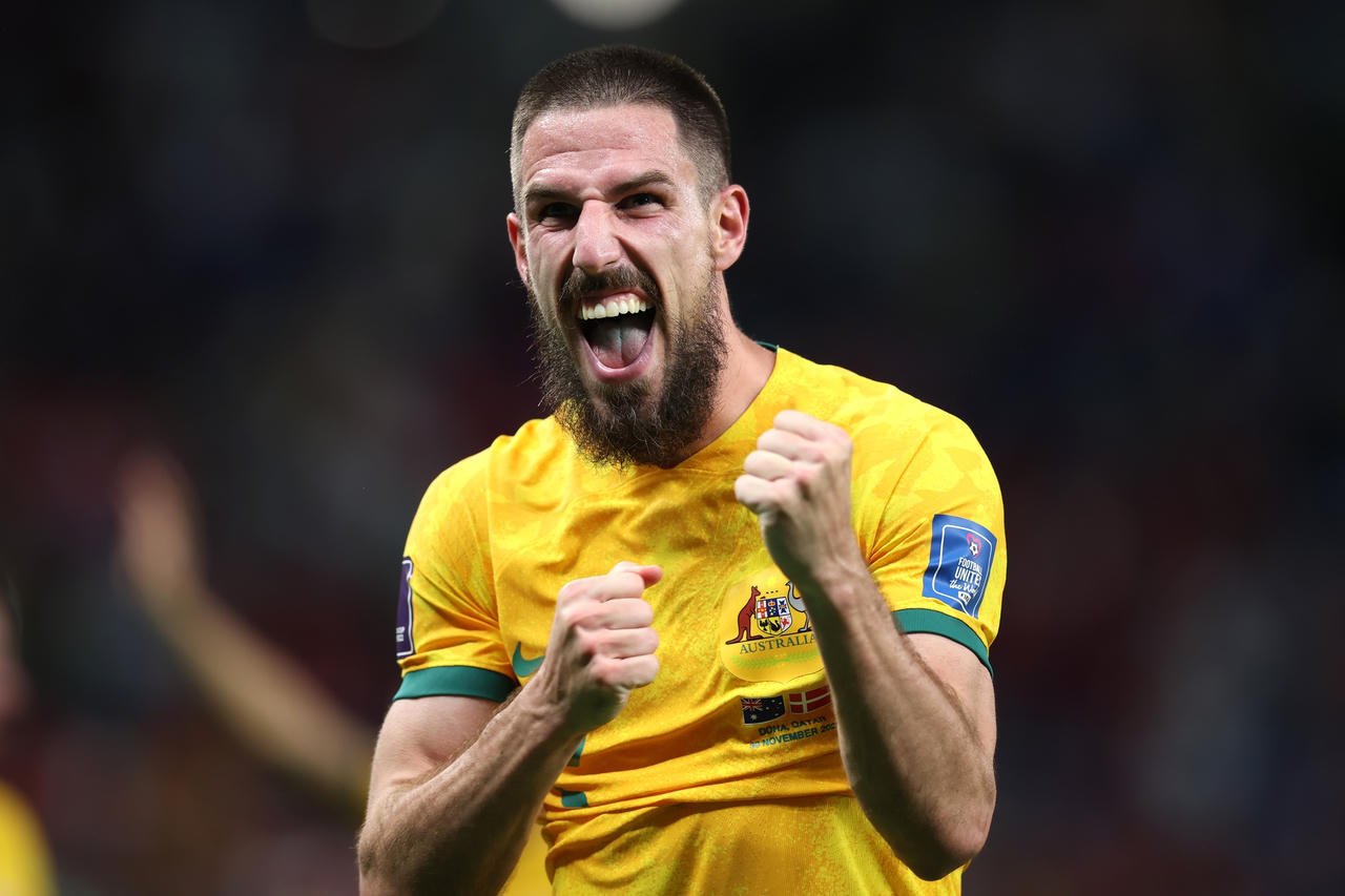 Hình ảnh ăn mừng như vô địch của đội tuyển Australia