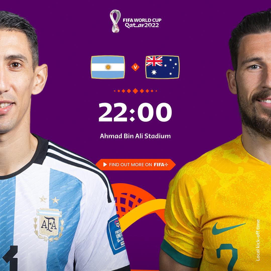 Argentina vượt qua Australia vào tứ kết