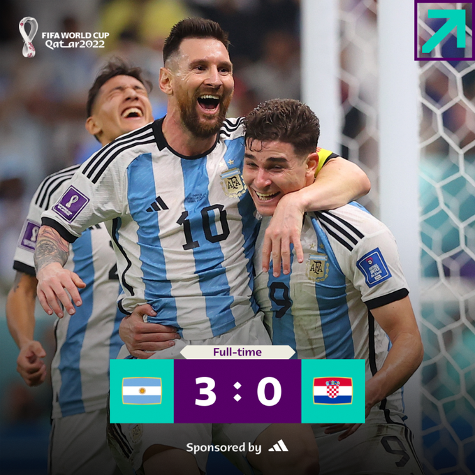 Argentina vào chung kết World Cup