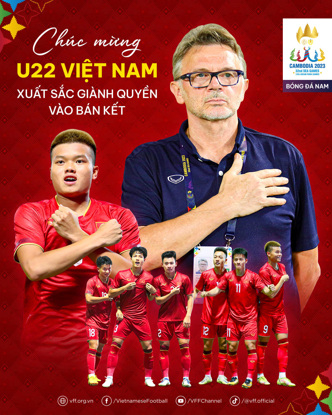 U22 tính toán đội hình gặp Thái Lan