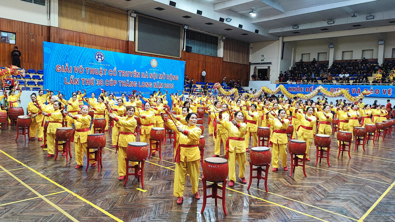 Khởi tranh Giải Võ thuật cổ truyền Hà Nội mở rộng lần thứ 38