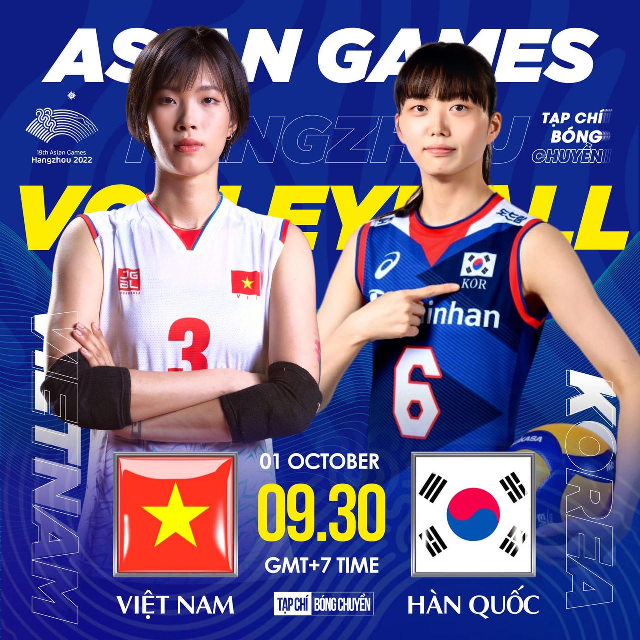 ASIAD 19: Bóng chuyền nữ Việt Nam giành chiến thắng trước Nepal