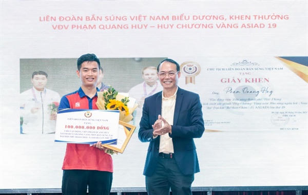 Vinh danh các xạ thủ tại ASIAD 19